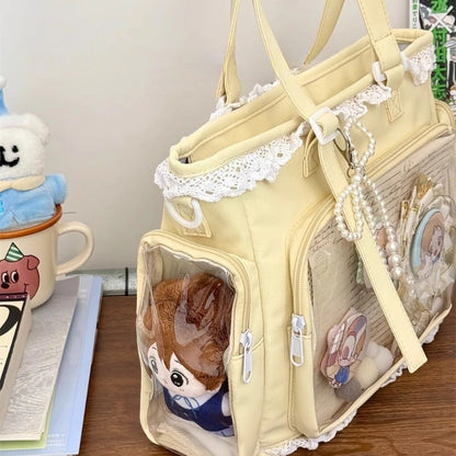Ballet Girl Has Large Appetite Itabag Japanese 2d Single Shoulder Cross Body Goods Bag Gift Friends
