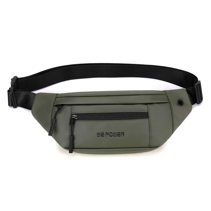 Men Anti Splashing Waist Bag Outdoor Riding Sports Travel Chest