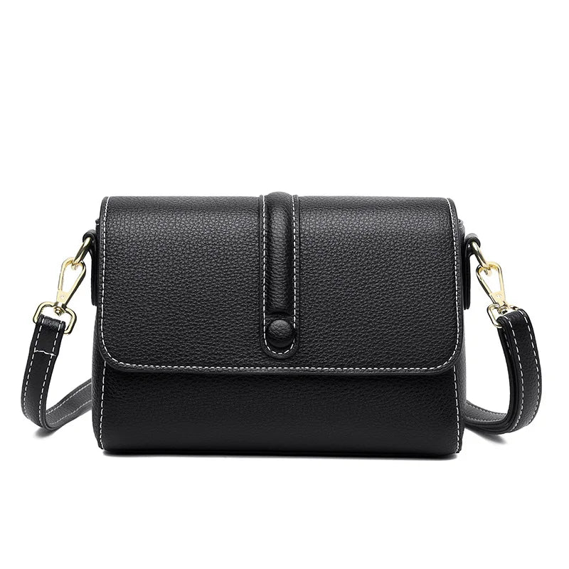 Square commuter large capacity multi-function multi-layer multi-zipper women shoulder crossbody bag