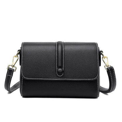 Square commuter large capacity multi-function multi-layer multi-zipper women shoulder crossbody bag