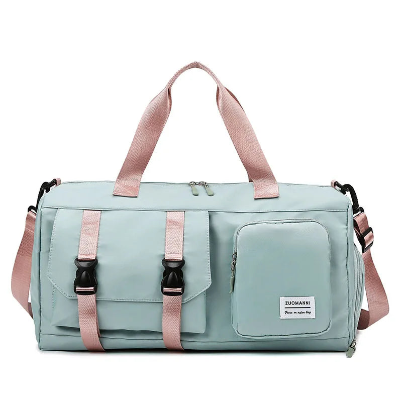 Waterproof Duffle Bag – Dry Wet Shoe Compartment Gym & Travel Bag