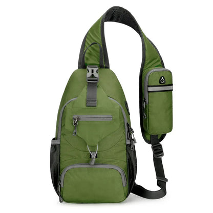 Men S Lightweight Outdoor Nylon Multi-Functional Waist Bag Cash Register