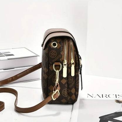 Monogram Crossbody Bag – Small Phone Purse for Women
