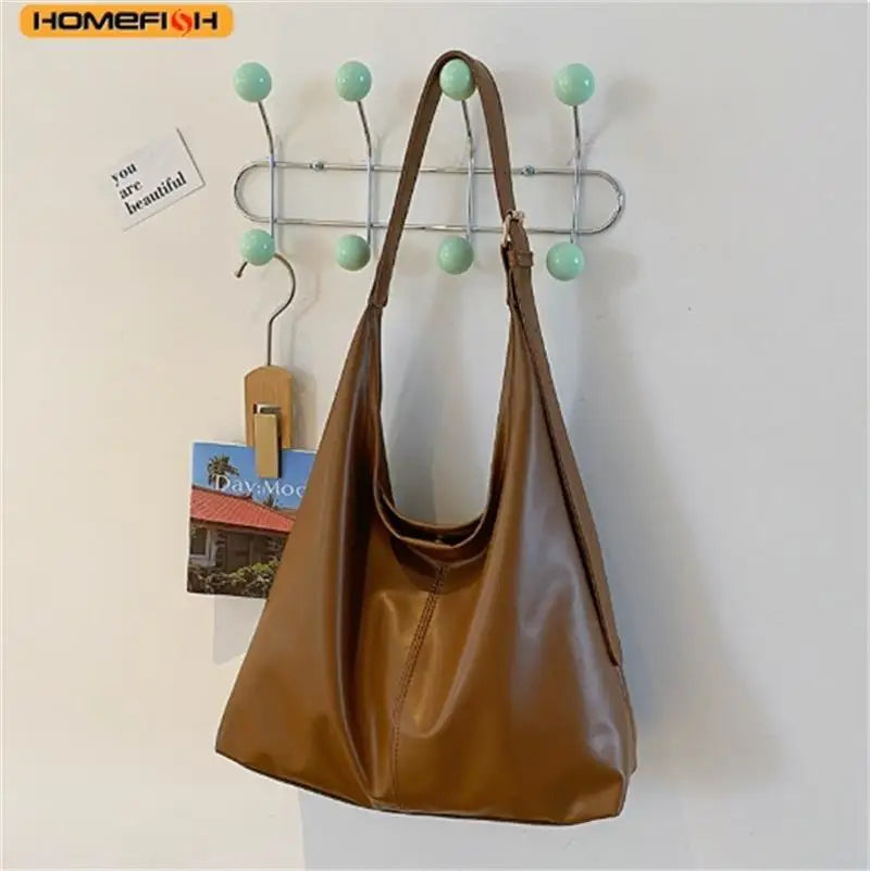 Homefish Women S Commuter Tote Bag Vintage Style Large-Capacity Hand-Held Shoulder Bag