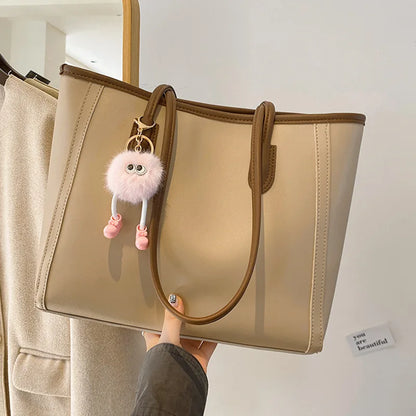 Vintage Tote Bag – Modern Spacious Shoulder Handbag for Women