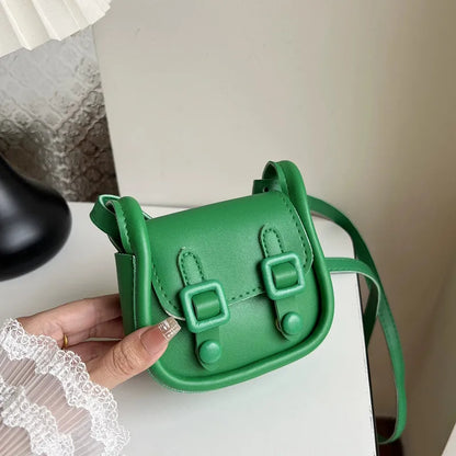 Mini Saddle Crossbody Bag for Women – Vintage Style
