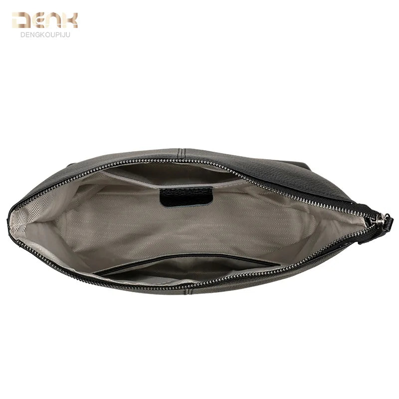 Real Leather Women S Large Capacity Shoulder Crossbody Bag Mobile Phone Storage Commuting Premium