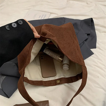 Effortlessly Chic Oversized Suede Tote Bag Soft Slouchy Design Spacious Handbag Shoulder Bags Women