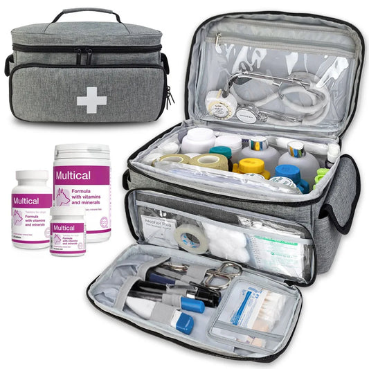 Portable Household Medicine Medical Storage Bag Portable First Aid Storage