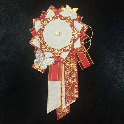 Itabag Ribbon Flower Badge Stand – Anime Pin Display Decoration
