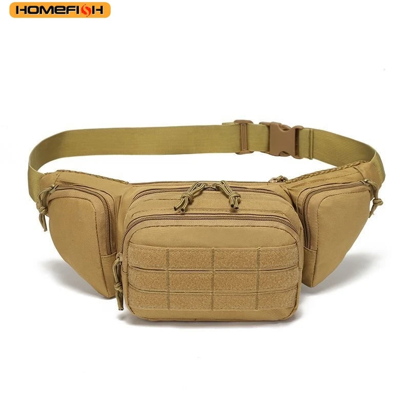Homefish Tactical Waist Pack Outdoor Hiking Bag Sports Functional Cycling Bum Multi-Functional Tool