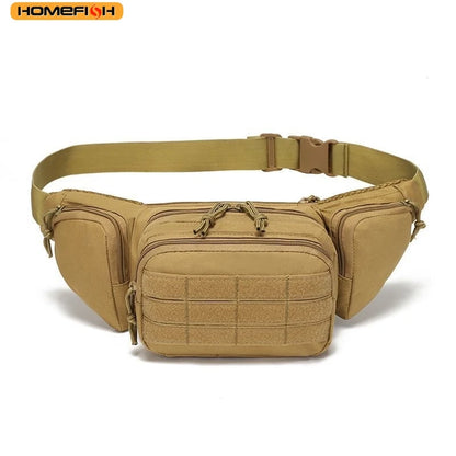 Homefish Tactical Waist Pack Outdoor Hiking Bag Sports Functional Cycling Bum Multi-Functional Tool