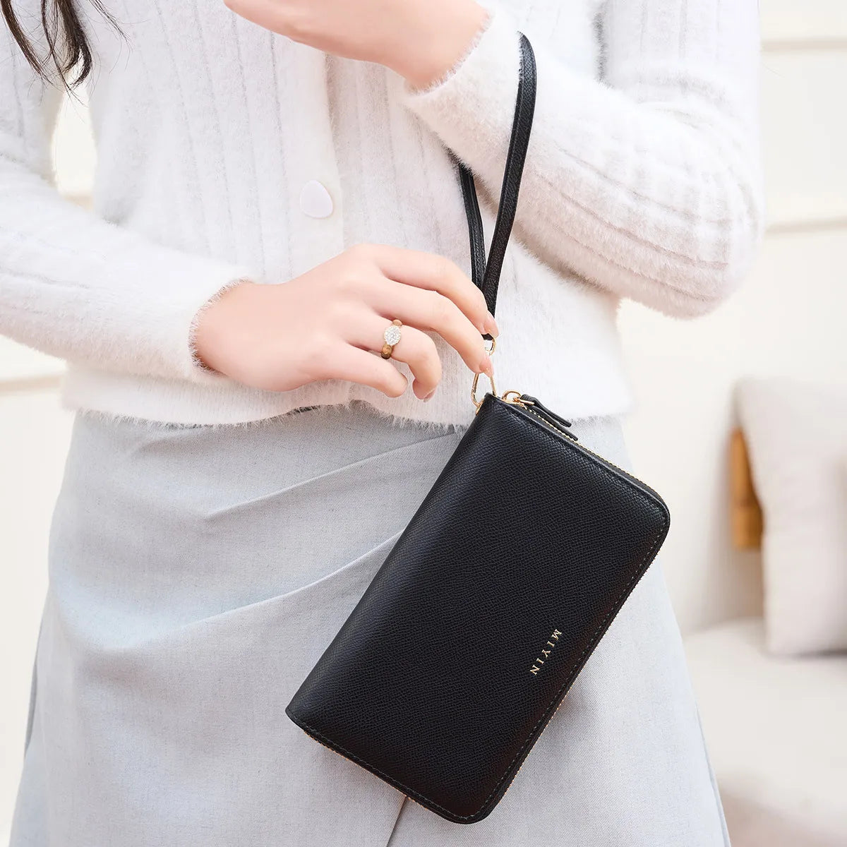 Long Organ Wallet Simple Multi-Functional Passport