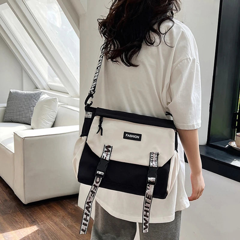 Commuter Versatile Anti Splash Crossbody Bag Casual Single Shoulder Large Capacity Lightweight Bag