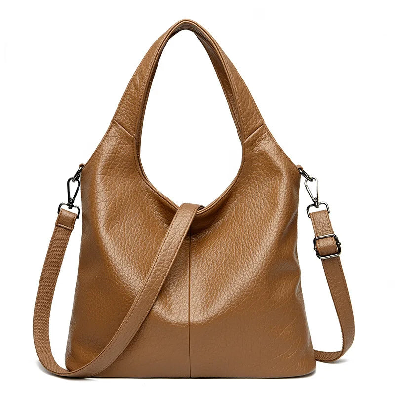 Women S Tote Bag Casual Single-Shoulder Large Capacity Commuter Underarm Bag Crossbody Bag