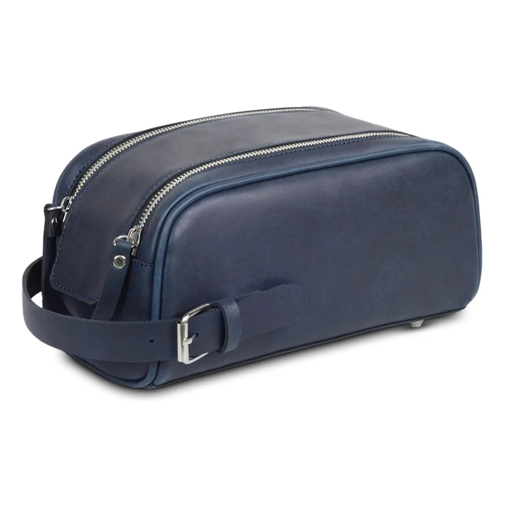 Pu Retro Large Capacity Waterproof Wash Bag High-Grade Cosmetic Storage Travel Handbag - Waterproof