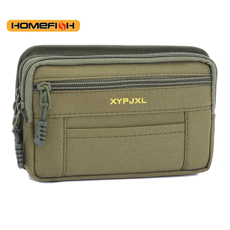 Men S Waterproof Tactical Waist Pack Molle System - Nylon Bum Bag Outdoor Military Sport Hunting