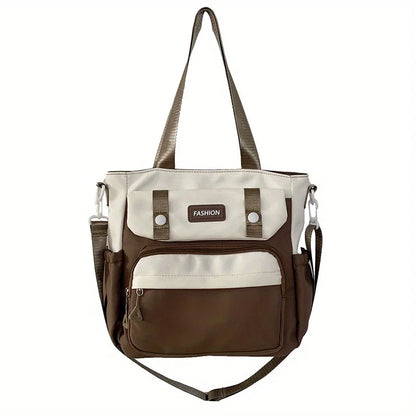 Canvas Tote Bag for Women – Waterproof Shoulder & Crossbody Handbag