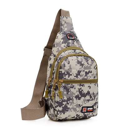 Camo Sling Chest Bag for Men – Outdoor Crossbody Pack