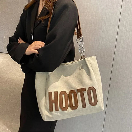Large Capacity Tote Bag for Women – Vintage Nubuck Shoulder Handbag