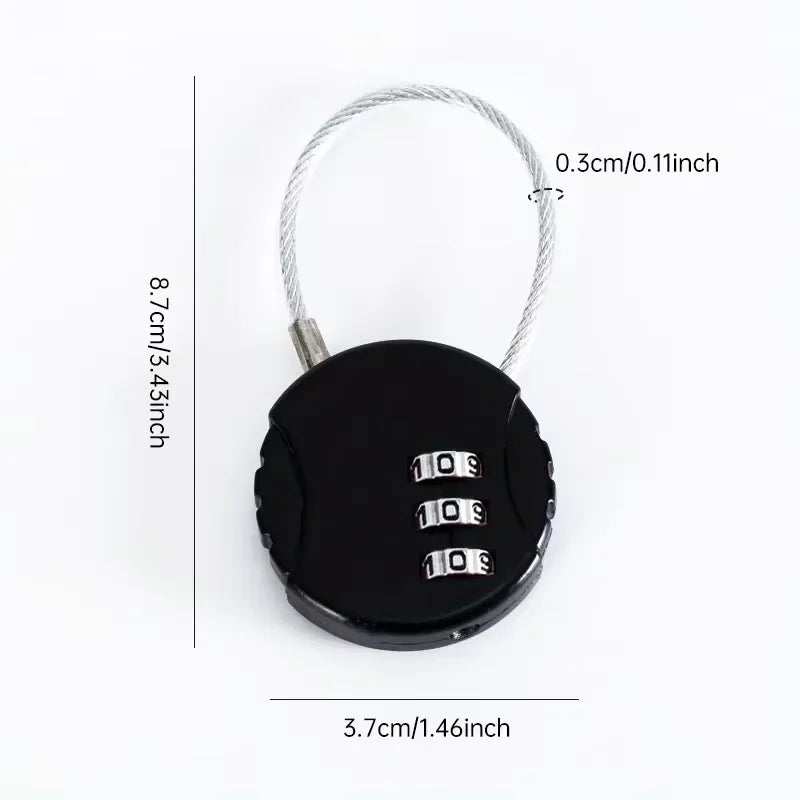 Homefish Safe Digit Combination Cipher Lock Multi-Use Code Lock Suitcase