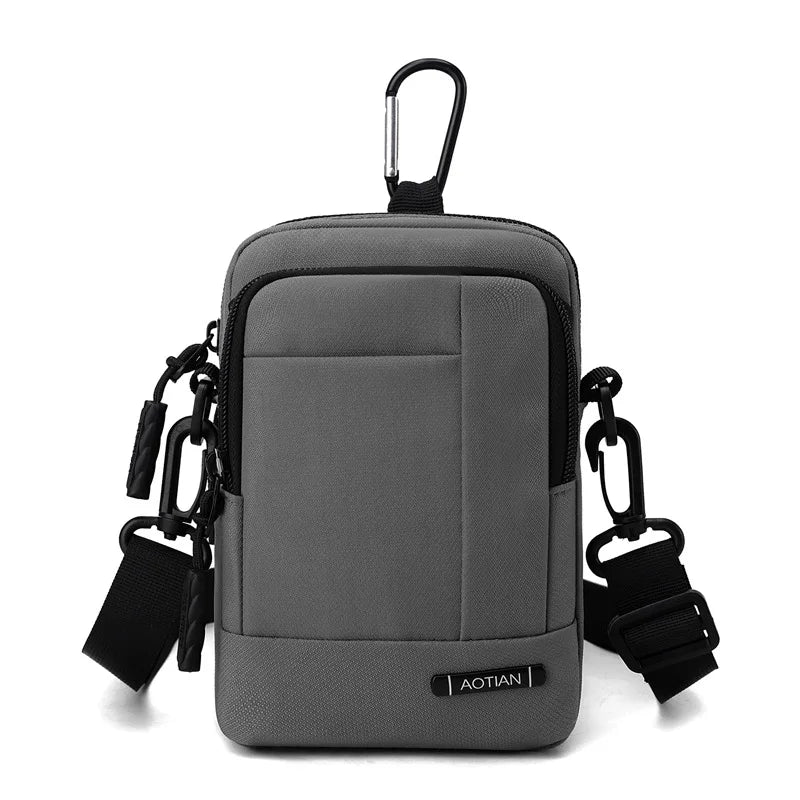 Unisble-Use Water-Resistant Waist Bag Multi-Functional Commuting Mobile Phone Storage