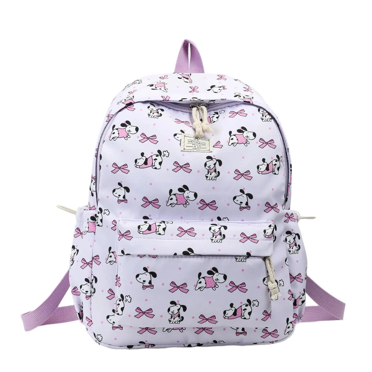 Exquisite Cute Cartoon Animal Printed Backpack Nylon Lightweight Large Capacity Casual Campus
