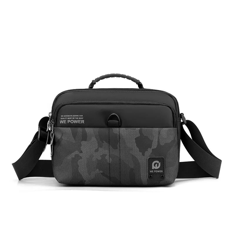 Men S Shoulder Bag Leisure Multi-Function Waist Nylon Business Handbag Large Capacity Crossbody