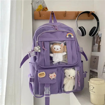 Cute Unique Girl S Backpack Large Capacity Students