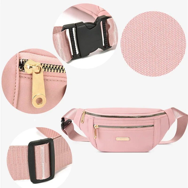 Women's Fanny Pack Waist Bag – Travel & Sports Belt Bag