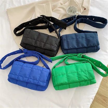 Space Cotton Down Jacket Shoulder Bag Strap Adjustment