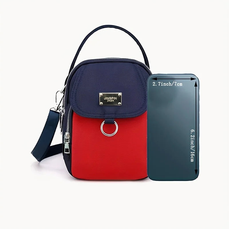 Crossbody Shoulder Bag – Compact Unisex Everyday Purse with Phone Pocket