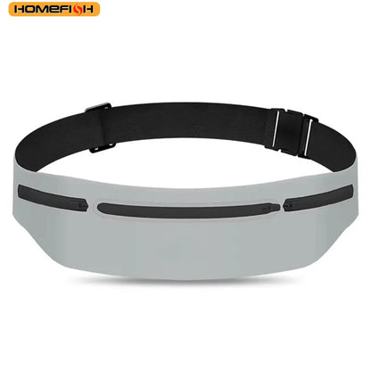 Homefish Waterproof Running Waist Pack Adjustable Belt Men Women Slim Bags Portable Outsides Jogging