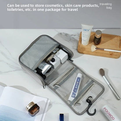 Hanging Travel Toiletry Bag – Waterproof Cosmetic Organizer with Hook