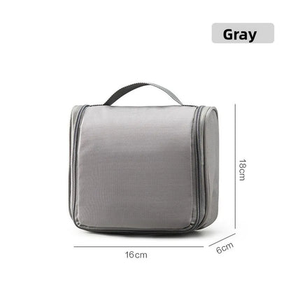 Hanging Travel Toiletry Bag – Waterproof Cosmetic Organizer with Hook
