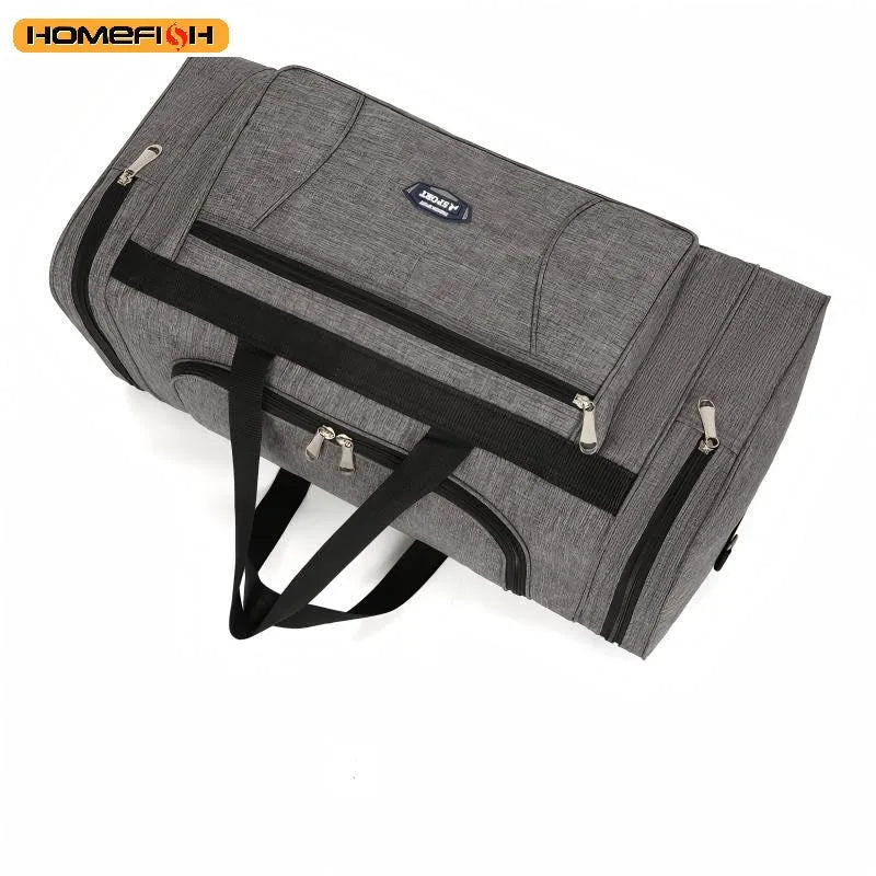 Waterproof Oxford Cloth Large Capacity Duffle Bag Men Hand Carry Business Travel Luggage Gym Fitness