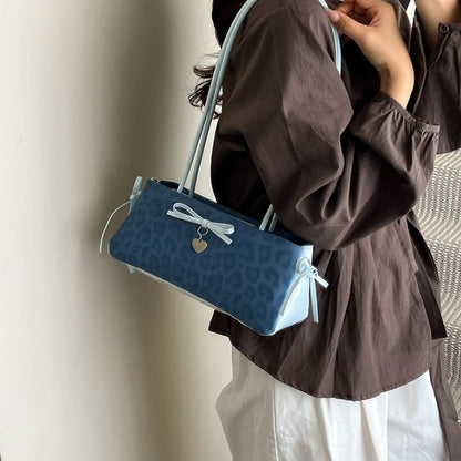 Heart Charm Thin Shoulder Bag Strap Retro Daily Shopping Casual Versatile