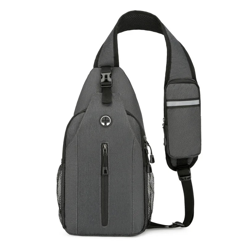 Men S Outdoor Shoulder Bag Casual Wear Resistant Scratch Anti Spill Crossbody