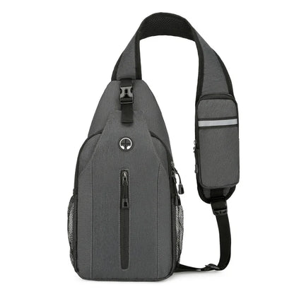 Men S Outdoor Shoulder Bag Casual Wear Resistant Scratch Anti Spill Crossbody