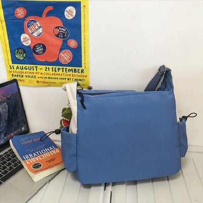 Men's Campus Crossbody Bag Large Capacity Messenger Bag