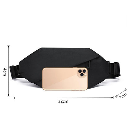 Men Minimalist Outdoor Sports Running Jogging Waist Bag Man Waterproof Fanny Pack Stylish Cross Body