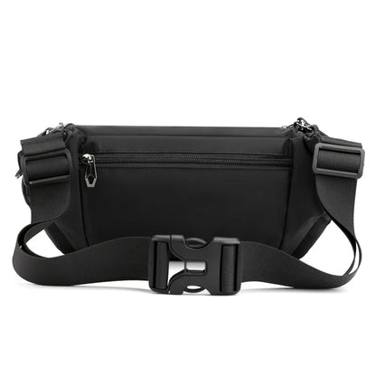 Men S Chest Bag Multi-Function Waist Change Mobile Phone Storage Travel Shoulder Diagonal Cross
