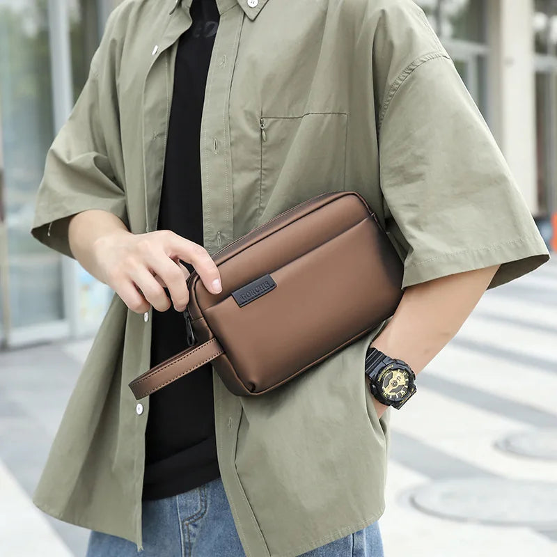 Ultra-Light Men S Clutch Is Waterproof Multi-Pocket - Waterproof