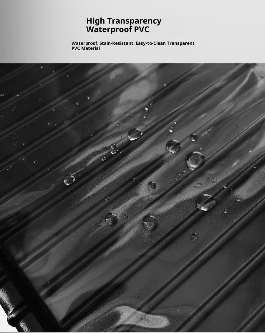 Transparent Pvc Luggage Protective Cover Wheeled Wear-Resistant Outer