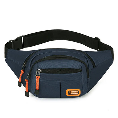Homefish Unisex Waist Bag Multifunctional Large Capacity Splash Resistant Wear Worksite Outdoor
