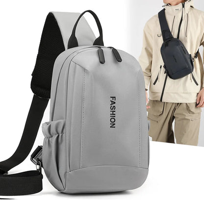 Multifunctional Men S Chest Bag Large Capacity Simple Light One Shoulder Foreskin Membrane