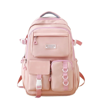 Large School Backpack for Teen Girls Multi-Pocket Bookbag