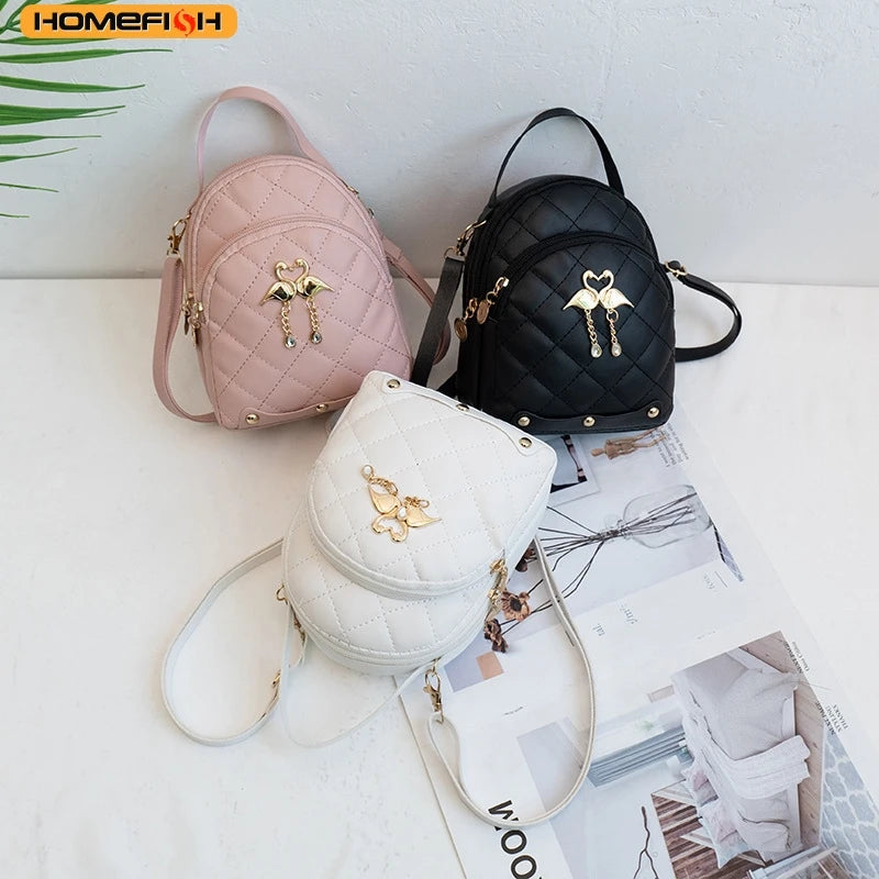 Homefish Women Backpack Ins Style Female Handbag Leisure Mini Backpacks Phone Packs