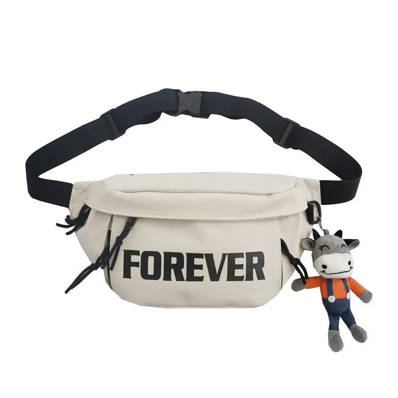 Men S Sports Waist Bag Mini Nylon Crossbody Large Capacity Summer Women