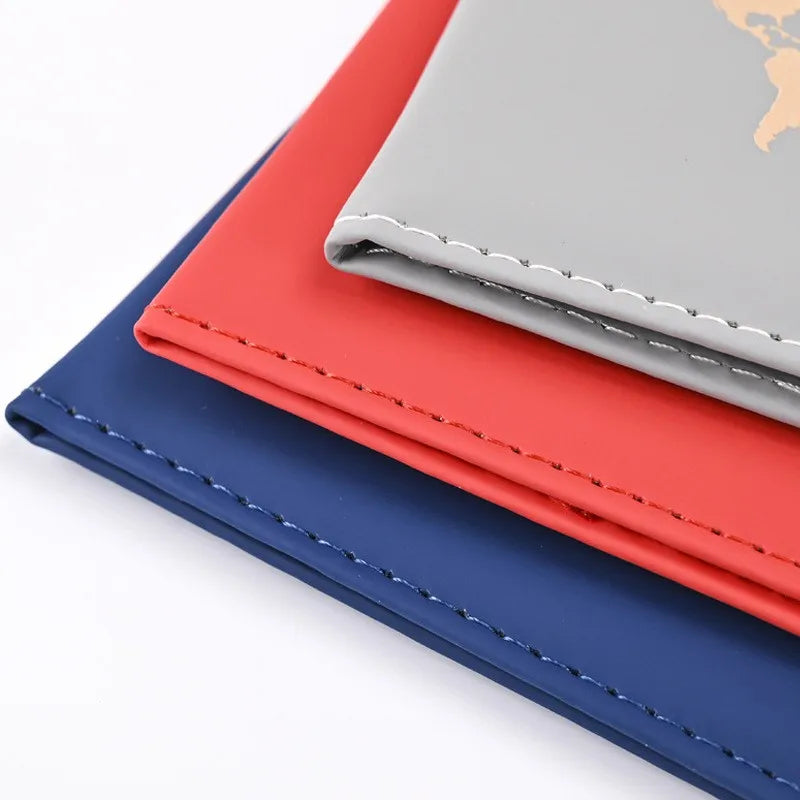 Slim Passport Holder Cove Map Pu Travel Essential Cruise Must Have Holders Portable All Country